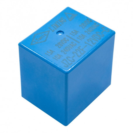 JZC-22F-12VDC-C ; Relay Electromecanical 12VDC 10A SPDT, DIP-5