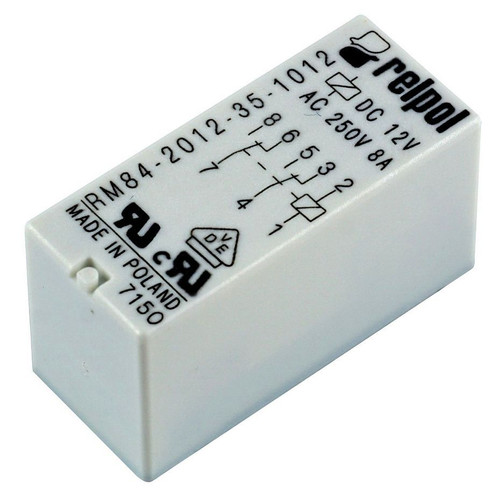 RM84-2012-35-1012 | Relay Electromechanical 12VDC 8A DPDT, DIP-8