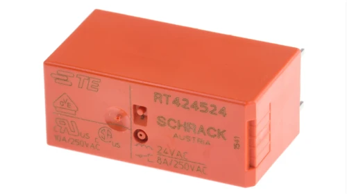 RT424524 | Relay Electromechanical 24VAC DPDT 8A, DIP-8