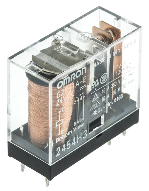 G2R-1A-E-24VDC | Relay Electromechanical 24VDC 16A SPST, DIP-6