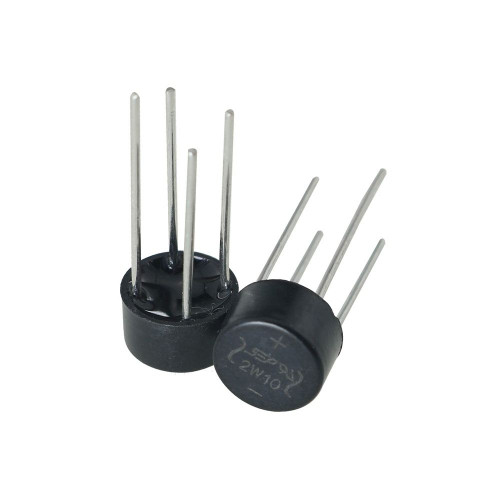 2W10 | Diode Bridge-1ph Standard 1000V 2A, Round-4