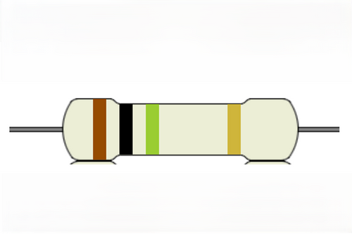 Carbon Film Resistor 1MΩ 5% 0.25W THT