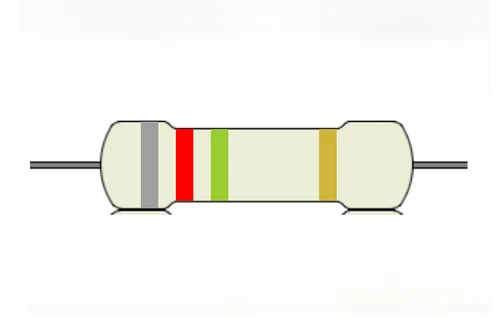Carbon Film Resistor 8.2MΩ 5% 0.25W, THT-2