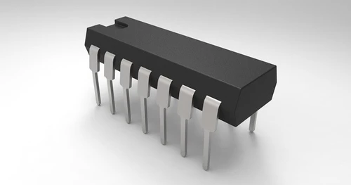 CD4093BCN | IC Logic NAND Quad 2-Input Schmitt Trigger, DIP-14