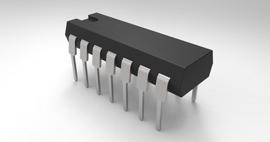 74LS136 | IC Logic Quad 2-Input XOR Gate Open Collector, DIP-14