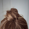 Ripple Hair Fork - Textured