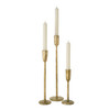 Luna Forged Gold Candlestick Medium