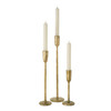 Luna Forged Gold Candlestick Small