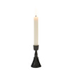 Zora Forged Gunmetal Candlestick Medium