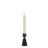 Zora Forged Gunmetal Candlestick Small