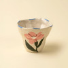 Rose Flora Pottery Cup