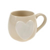 Big Heart Mug -Cream/White