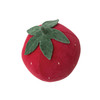 Cotton Velvet Strawberry Pillow
