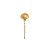 Shell Tea Strainer Spoon - Gold Finish