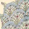 Sakura Block Print Tea Towels S/2 - Blue