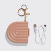 Compact Mirror Keychain - Terracotta
