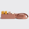 4 Compartment Travel Case - Terracotta