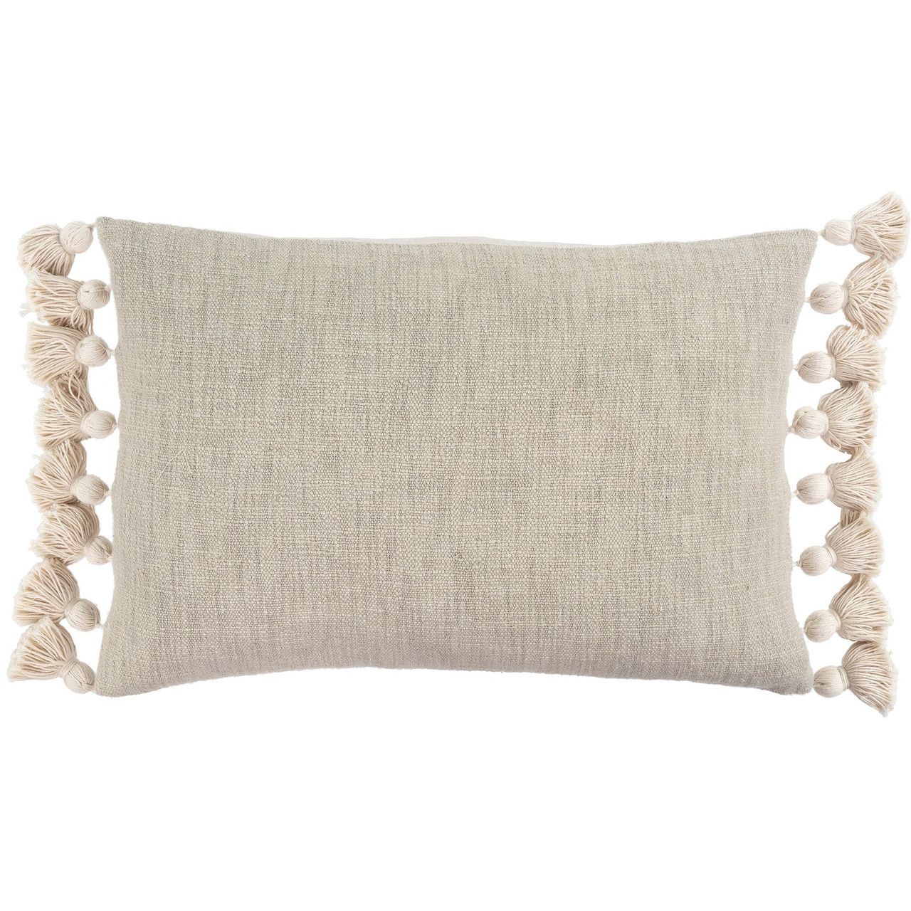 La Borla Throw Pillow - Gray