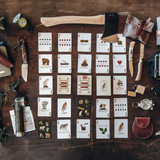 Cream Survival Playing Cards