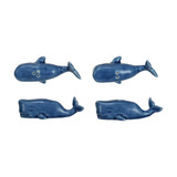 Whale Salt and Pepper Shakers