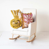 Sun Lumbar Pillow Cotton Tufted