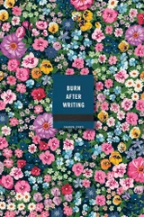 Burn After Writing -Blue w/ Floral