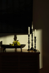 Imani Candle Holder Black Small
