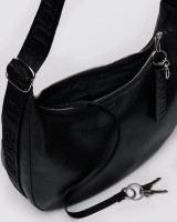 Crescent LEATHER MED Bag, Recyled