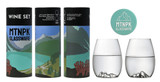 Wine Set -Lake Louise & Three Sisters