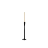 Luna Forged Black Candlestick Medium