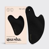 Gua Sha Stainless Steel - Matte Black