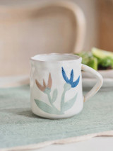 Painted Petals Mug -Iris