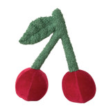 Cotton Velvet Cherry Pillow