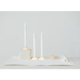 Flameless LED Plastic Taper Candles - Set of 6