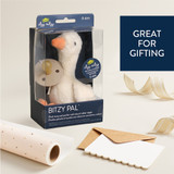 Bitzy Pal Rubber Pacifier + Plush