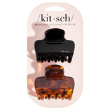 M Puffy Claw Clip - Black & Tort