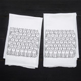 Cat Flour Sack Tea Towel