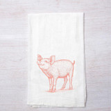 Prize Pig Flour Sack Tea Towel