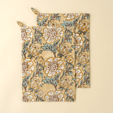 Lirien Block Print Tea Towels S/2