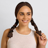 Set & Flow Heatless Curling Headband - Chocolate Brown