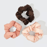 Cloud Scrunchies 3pc - Rosewood