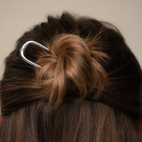 Mini Metal French Hair Pin & Clips 3 pc Set - Silver