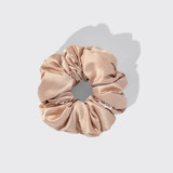Satin Pillow Scrunchies 4pc Set- Blush