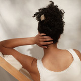 Metal Clam Shell French Hair Pin - Gold