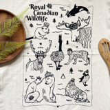 Royal Canadian Wildlife Tea Towel