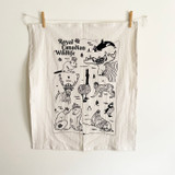 Royal Canadian Wildlife Tea Towel