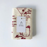 Classic Cocktails Tea Towel