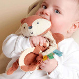 Bitzy Crinkle Sensory Toy w/ Teether
