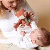 Bitzy Crinkle Sensory Toy w/ Teether