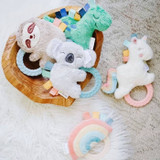 Ritzy Rattle Pal w/ Teether - Sloth